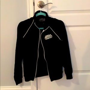 Zip up black rockettes jacket